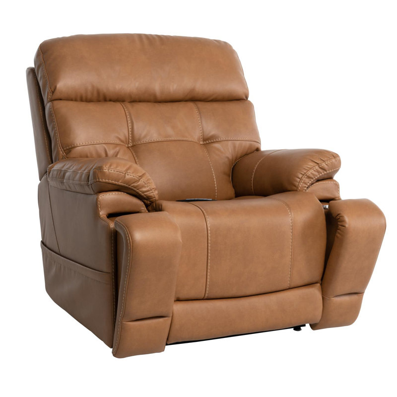 Fauteuil inclinable de massage Lift Power, Selle de cuir