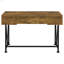 Bureau d'ordinateur et bibliothèque 2 pièces Rustic Nutmeg