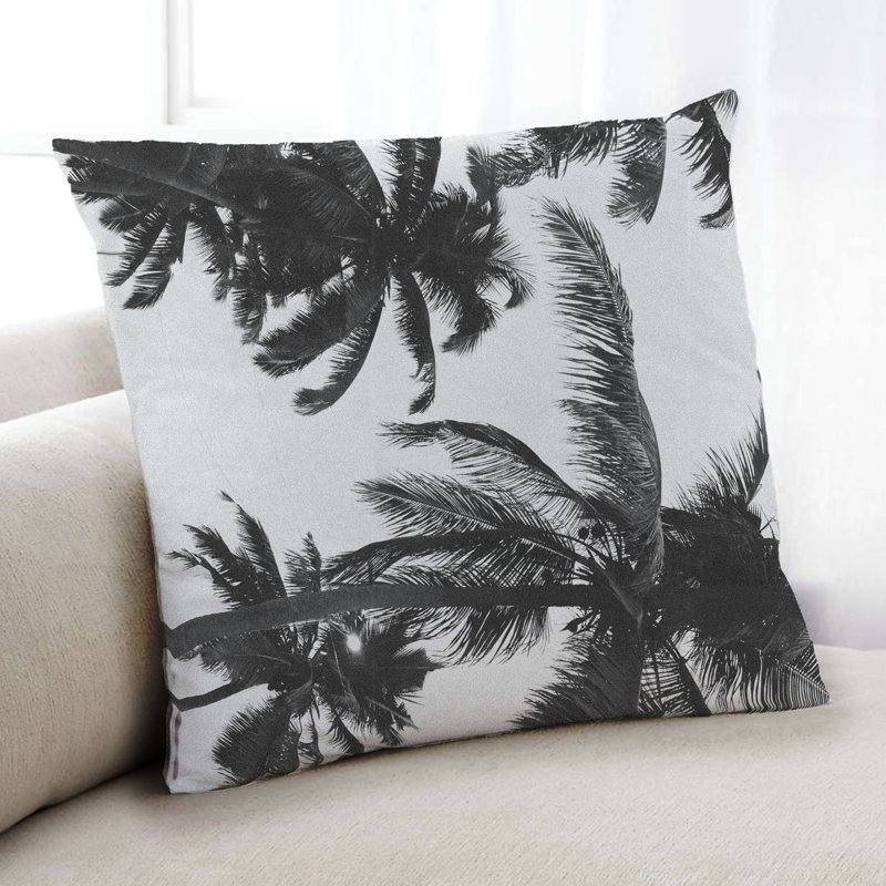 Coussin Plants Palm Tree 37, Microsuède