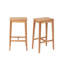Perseus Solid Wood Counter Stool