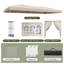Pop Up Canopy Tent – Outdoor Shelter With Removable Sidewalls & Adjustable Height For Camping, Backyard-566701642-562881510