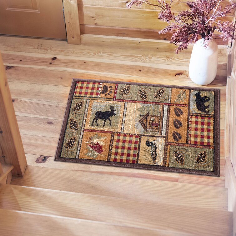 Loon Peak Croll Drifted Nature Welcome Doormat, Size: Rectangle 1'11 inch x 2'11 inch, Brown