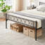Modern Metal Platform Bed Frame with Headboard & Footboard-1136511923-1114764083