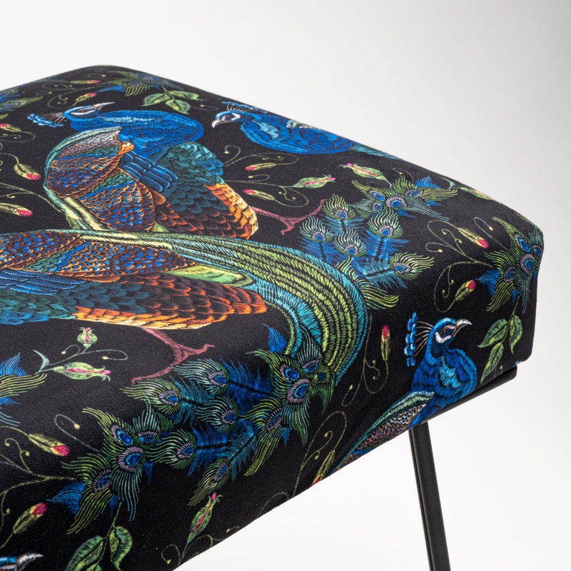 Anderegg Velvet Upholstered Bench, H40 x W150 x D40cm