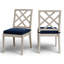 Chaise d'appoint en teck Haley - Huître-70064676-38582293-38582250