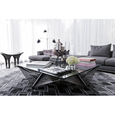Geo Glass Coffee Table