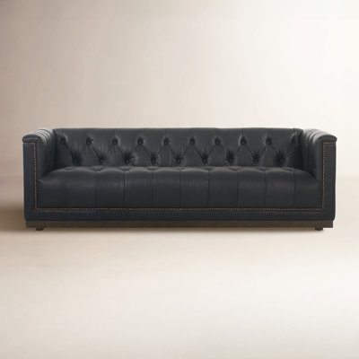 Byer 86" Genuine Leather Sofa