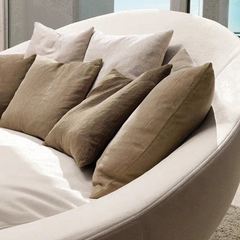 Chaise longue de luxe en bois massif