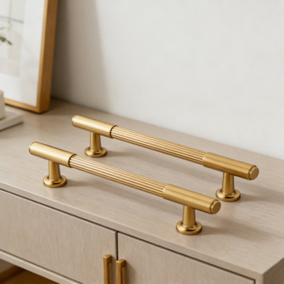 10 Pack Brushed Cabinet Pulls, Kitchen Cabinet Handles, Zinc Alloy Drawer Hardware For Cabinets And Furniture