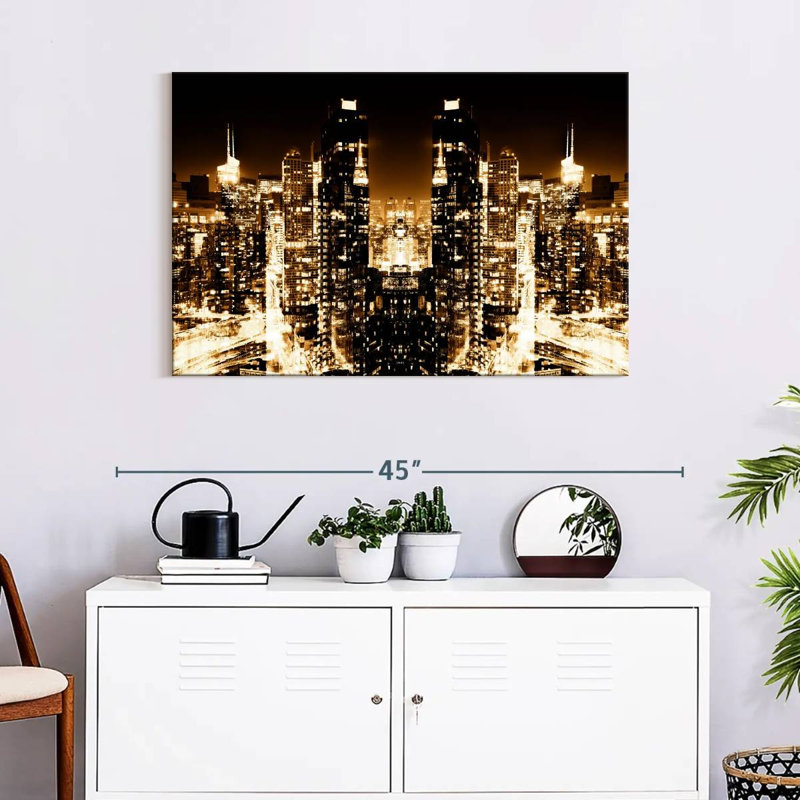 Nicci NYC Reflection - Night Skyline II