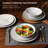 Brainard 12 Piece Stoneware Dinnerware Set, Service For 4