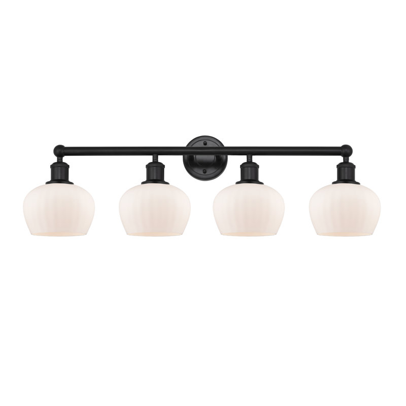 Noille 4 - Light Dimmable Vanity Light, Matte Black, Matte White