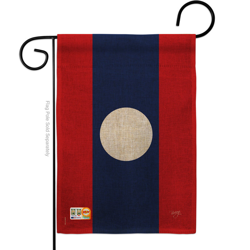 Double Sided 18.5'' H x 13'' W Burlap Garden Flag