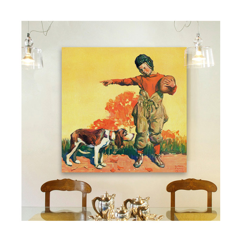 Go Back! - Painting on Canvas, 102cm H x 102cm W