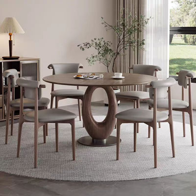Vintage Round Table Chair Combination