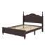 Cadre de lit plateforme en bois, lit plateforme de style rétro avec support de lattes en bois-20755727-20755720