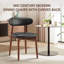 Chaises d'appoint rembourrées en bois massif Maylon-2038180691