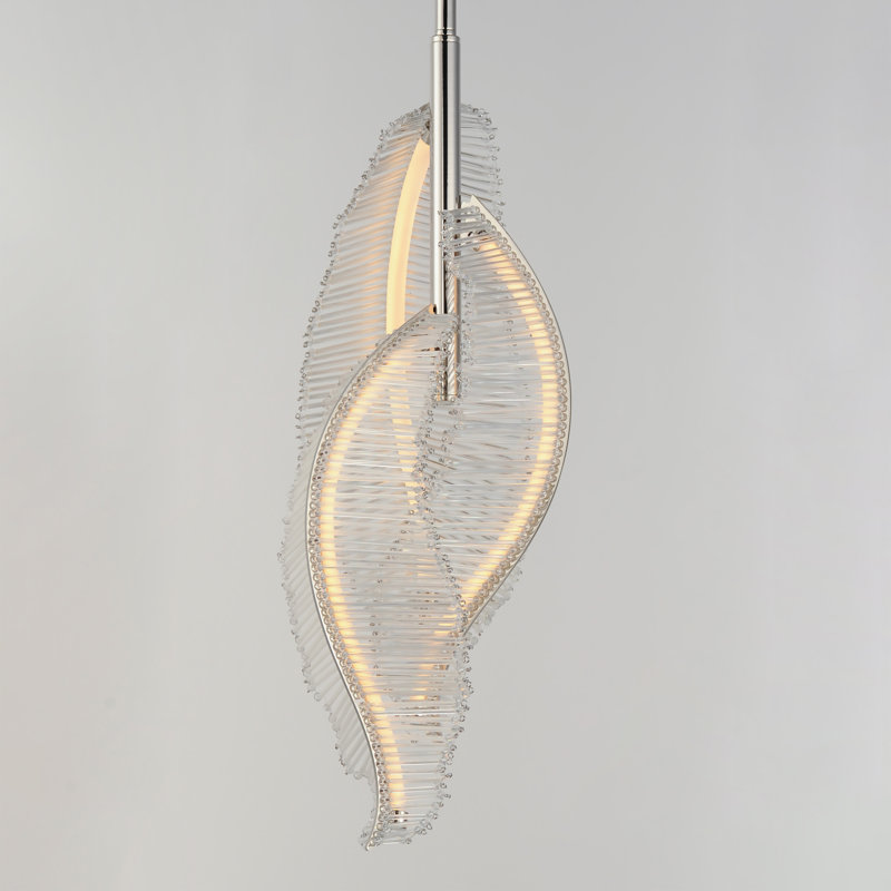 Lillet 3 - Light LED Pendant, Polished Nickel