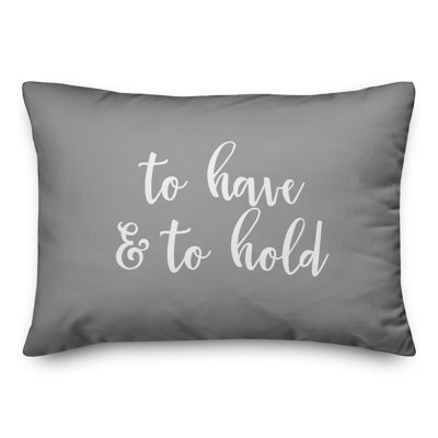  Coussin «To Have And To Hold»