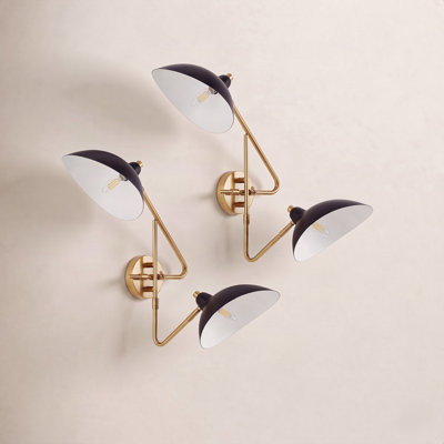 Emden 2-Light Swing Arm Sconce