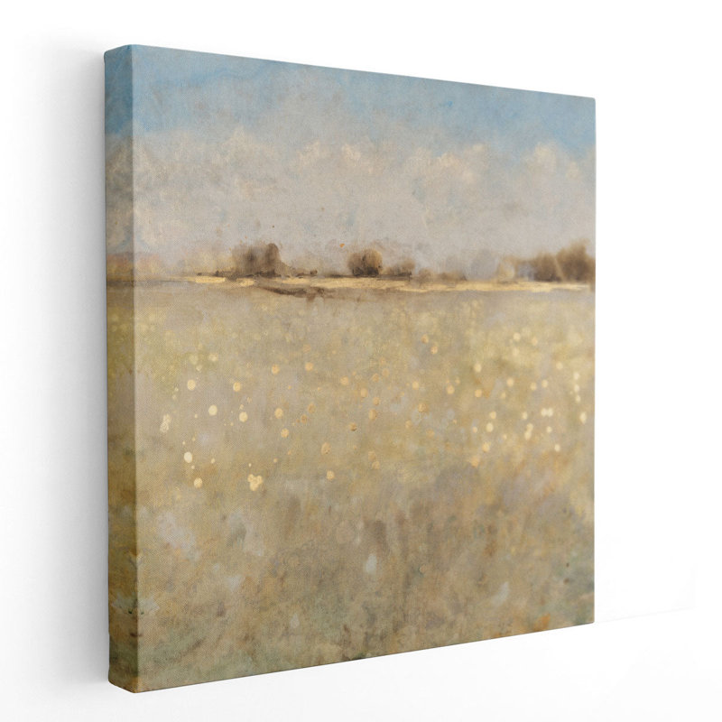 «Meadow Plane I», reproduction d'art sur toile, H 12 po x l 12 po