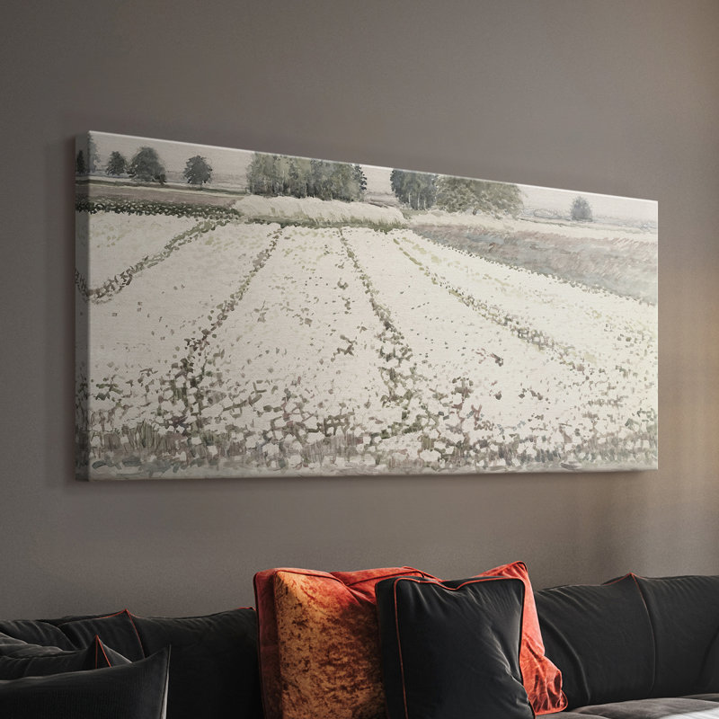 Paysage, série CC CCXXIV, toile tendue avec châssis, prête à être accrochée, H 24 po x l 48 po
