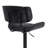 Primeau Swivel Adjustable Height Bar Stool with Pedestal Base in Faux Leather, Wood and Metal-356811790-332497508
