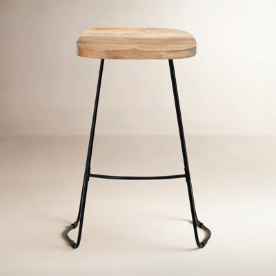 Geonna Solid Wood Bar & Counter Stool