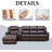 Helouisa Faux Leather Sectional