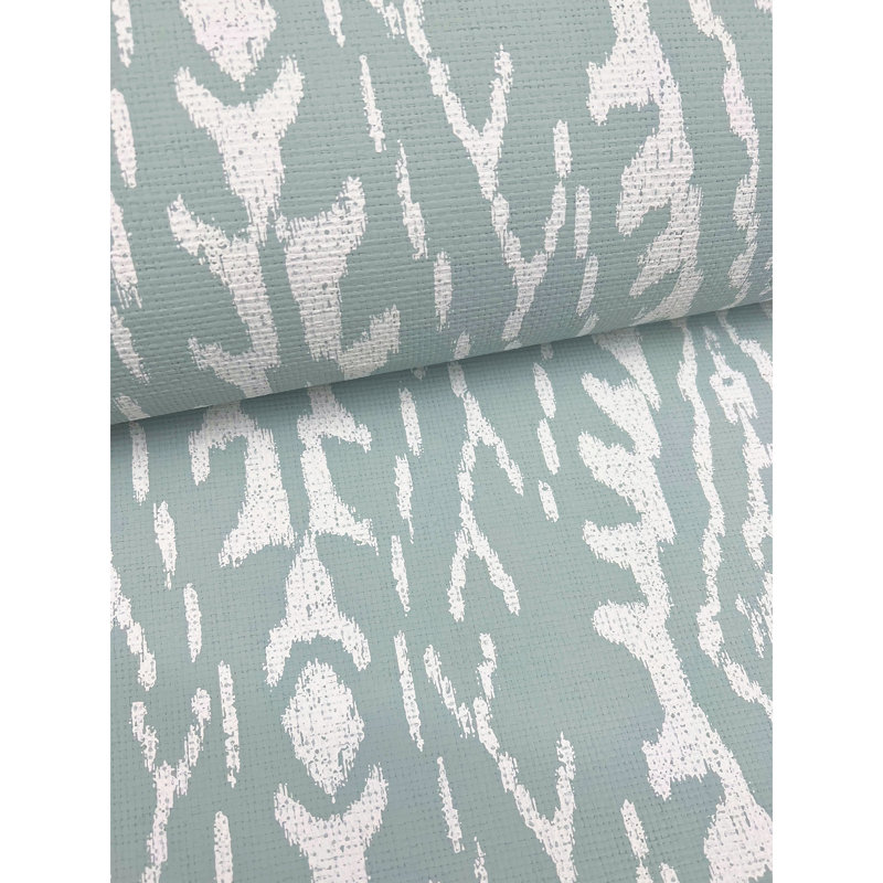 Rousseau Geometric Wallpaper Roll, Green