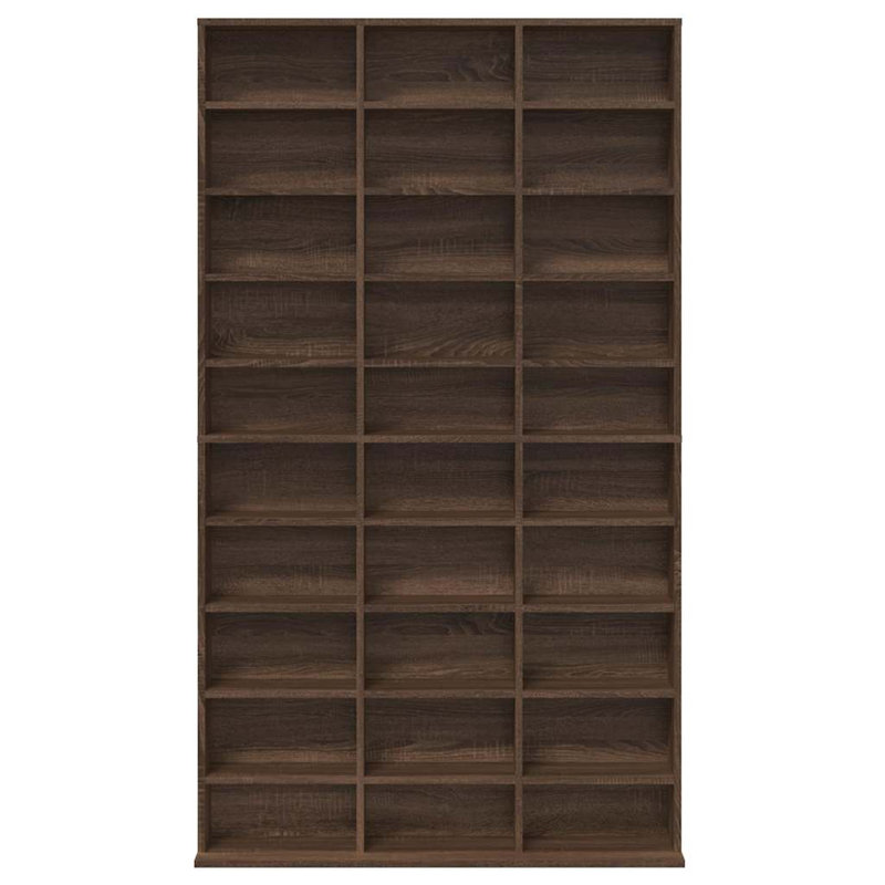 Cleanthes Bookcase, Smoked Oak, 89.5cm H x 100cm W x 23cm D
