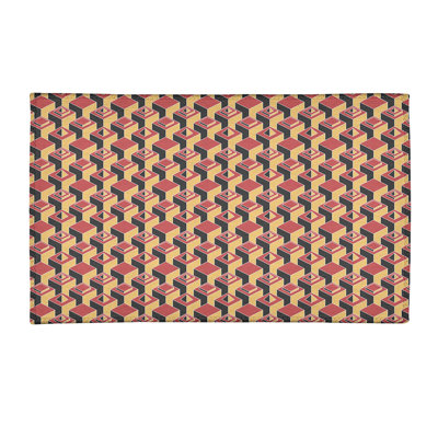 Chenille Geometric Indoor Rug
