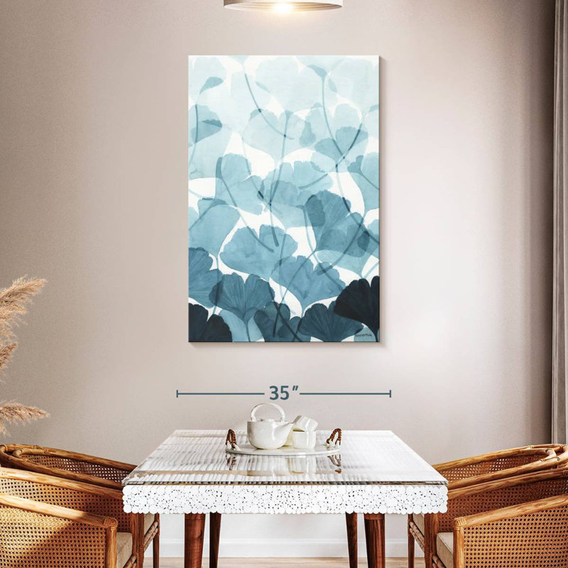 Harnek Cool Rain Gingko, 48" H x 32" W