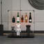Tempered Glass Display Cabinet,Wine Cabinet,Storage Cabinet,File Cabinet,With Bluetooth LED Light Strip,Lockable Swivel Casters,Suitable For Uneven Ground,Can Be Placed Anywhere-1081367172