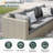 Demasi 2-Person Outdoor Wicker Sofa Set With Cushion-189024196