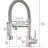 Contemporary Kitchen Sink Faucet With Brushed Nickel Pull Down - Brass For A Stylish Decoration Commercial Style Spray Efficient