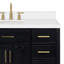 Meuble-lavabo simple en bois massif 36 po Tidworth avec plateau en quartz 1,5 po-83279770-77851403-83279750