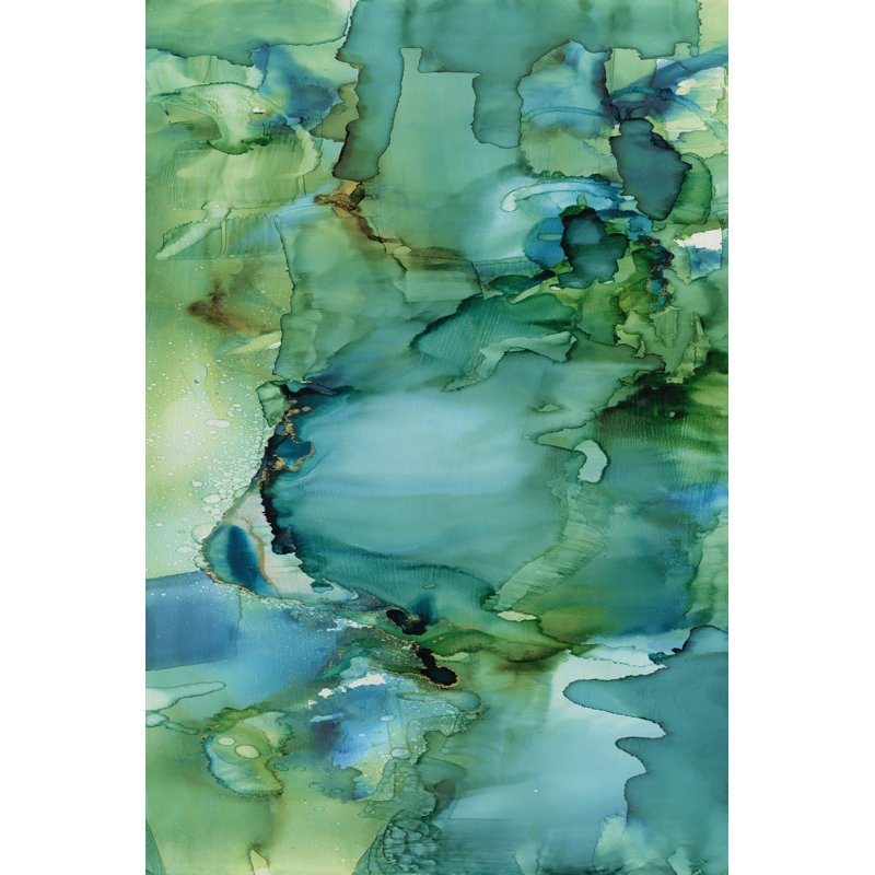 Fedelia Cool Forever II On Canvas by Joyce Combs Print, 36" H x 24" W