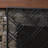 Single‑panel black metal fireplace fire screen