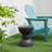 17.5"H Multi-Functional MGO Faux Terrazzo Garden Stool