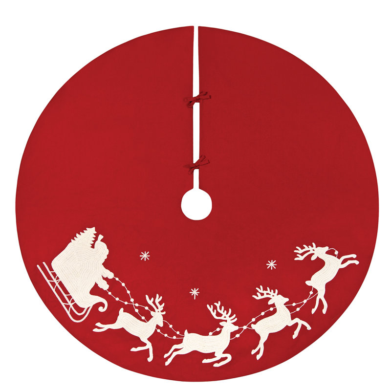Jupe d’arbre de noël père noël