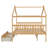 House Bed with Drawers & Wooden Frame-125376349