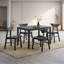 Mobilier de cuisine moderne en bois à finition noire 1pc