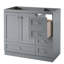 [Cabinet seulement] Meuble-lavabo gris 36 po-826009663