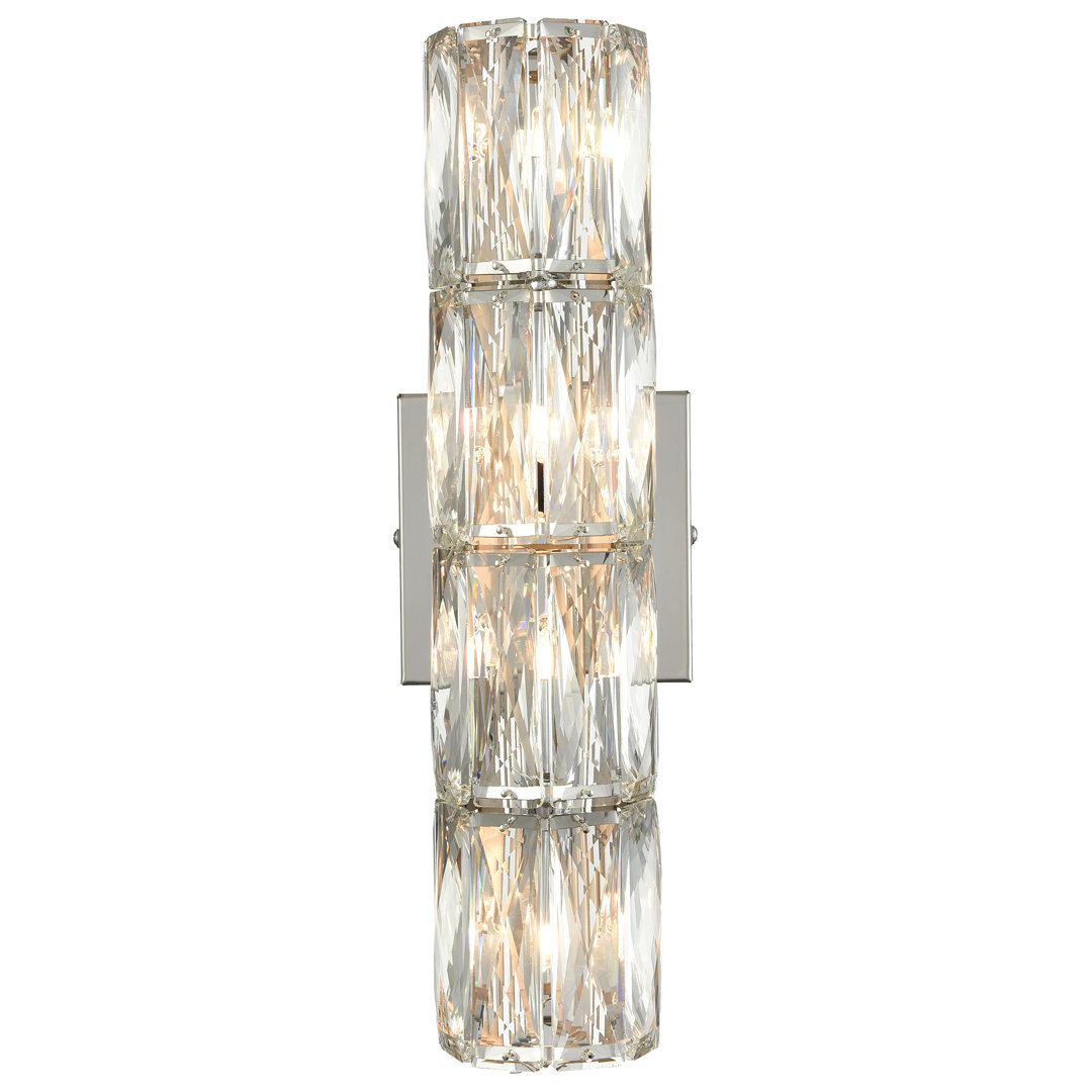 Kaysah Stainless Steel Flush Mounted Sconce Mercer41 