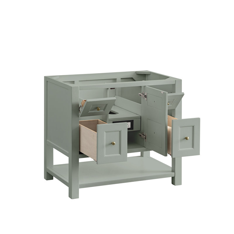 Breckenridge 36'' W Single Bathroom Vanity Base, Bright White