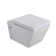 Dual-Flush Wall Hung White Toilet with Soft-Close Seat, Tank, Carrier System and Push Buttons