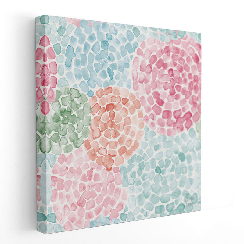 Boho Ride Pattern IVA - reproduction d'art sur toile, H 12 po x l 12 po