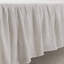 100% Linen Ruffled Bed Skirt，16 Inches Drop, Washed French Linen Dust Ruffle, OEKO-TEX STANDARD 100 Certified-788232743-788232737