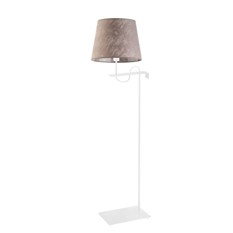 Arlester 170cm Swing Arm Floor Lamp, White